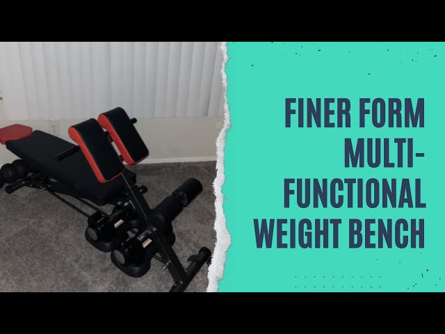 FINER FORM Multi-Functional Weight Bench for Full All-in-One Body