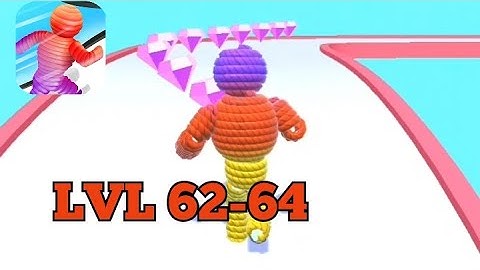 Rope-Man Run - Gameplay Walkthrough (Level 62-64)