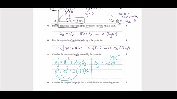 2006 HSC Physics Q16 - Simple Projectile Motion Question