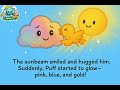 The Little Cloud Who Lost His Color ☁️ | Cute Bedtime Story for Kids | 1 Minute Story