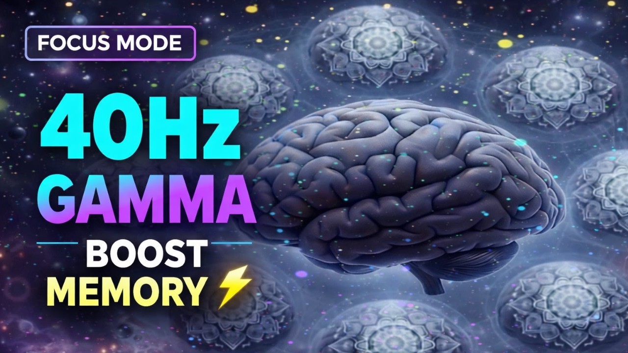 40Hz Gamma Waves Binaural Beats – Improve Memory & Learning Ability ...