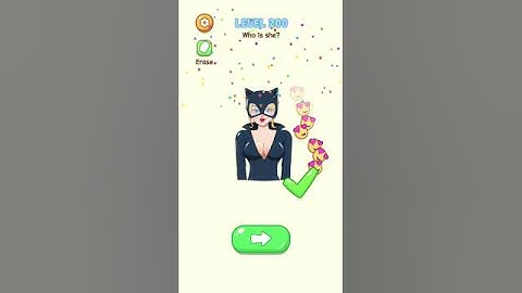 Naughty Puzzle Tricky Test Level 200 | Who Is She? | Android Gameplay #Shorts #Dop