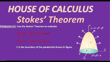 Multivariable Calculus: Ex # 15.8 Q # 7 Stokes Theorem Surface Integral