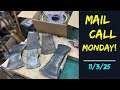 MAIL CALL MONDAY! (11/3/25) Big axe haul, some special wood, and some gear from Red Label Abrasives!