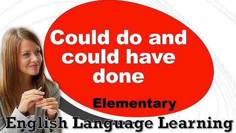 할 수 있었고 할 수 있었을 것이다 - 영어 학습 - 262 중급