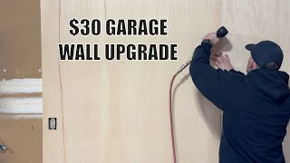 Upgrading the garage with the cheapest plywood Home Depot sells  EP.  004