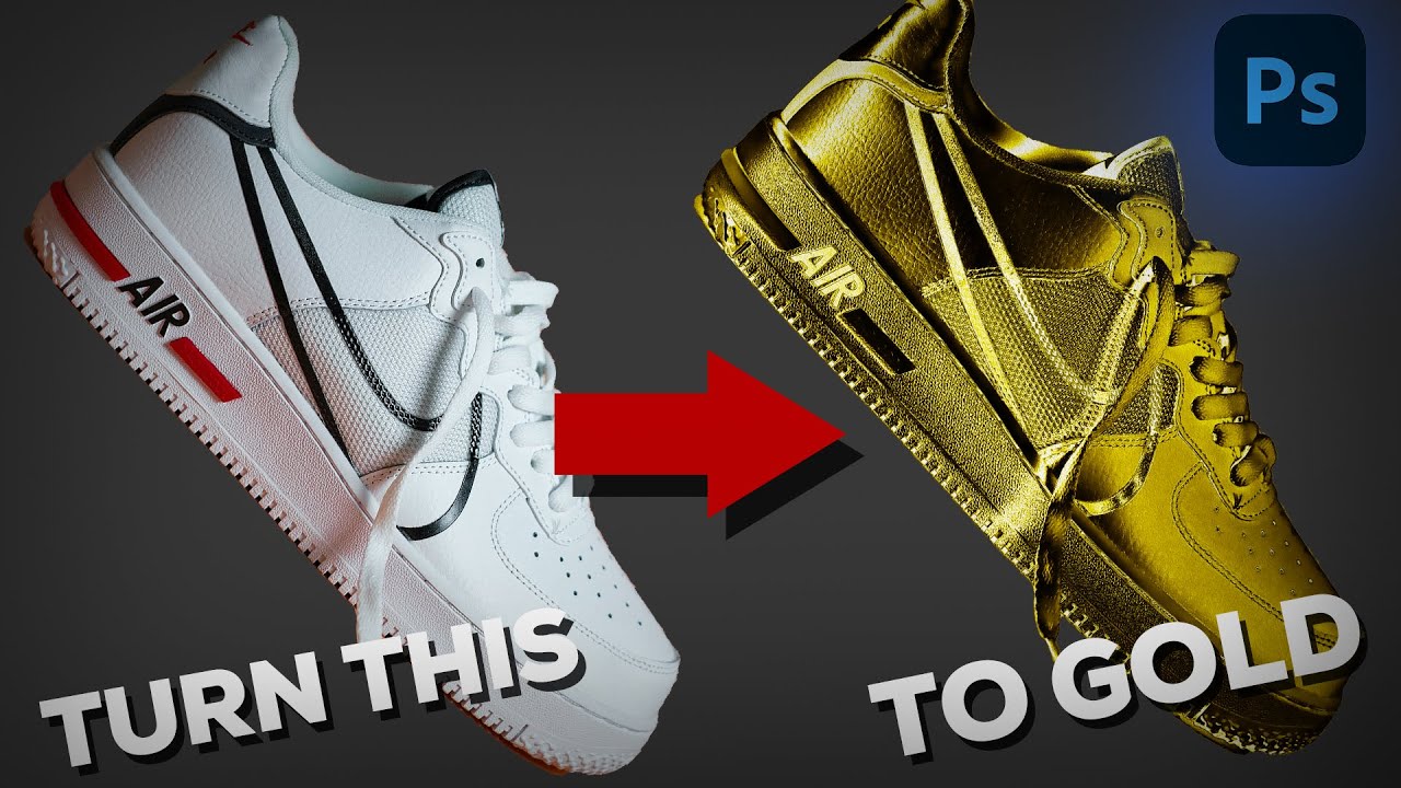 How to convert anything into Gold | Photoshop Tutorial - YouTube