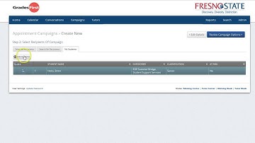 Creating an Appointment Campaign (Advisor Perspective)