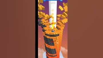 Stack ball 3D gameplay|| #shorts #games #stackball