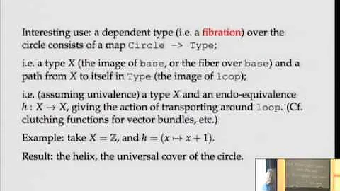 Higher Inductive Types - Peter Lumsdaine