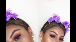 SUMMER SUNSET EYESHADOW TUTORIAL| Mari Bajari