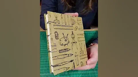 Sewing a Blank Book Using the Coptic Binding Method // Bookbinding by Stoneburner Books