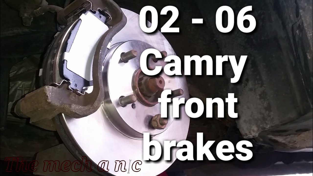 02 - 06 toyota camry front brakes - YouTube