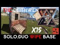 15 Rockets to TC SOLO/DUO High efficiency Wipe day Base Design 2020 | (RUST)