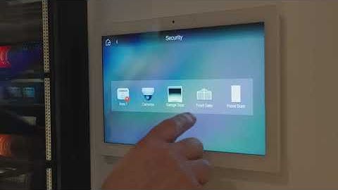Control 4 Touchscreen - Security & CCTV