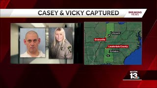 Casey White in custody, Vicky White transported to hospital