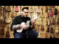 Kala KA JTE Tenor Archtop Electro Acoustic Ukulele Metallic White Kala KA JTE Tenor Archtop Electro Acoustic Ukulele Metallic White