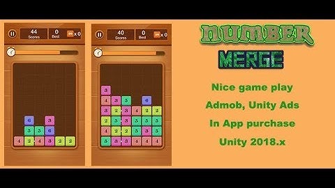 Number Merge | Unity Source Code for Sale | sellmyapp.com