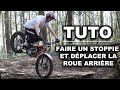 Tuto moto trial  dplacer sa roue arrire 