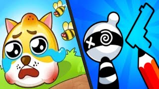 SAVE THE DOGE vs DRAW HERO 3D - Best Levels Mega UPDATE Satisfying Double Gameplay AOP Android by BEST android GAMES 2,299 views 8 days ago 20 minutes