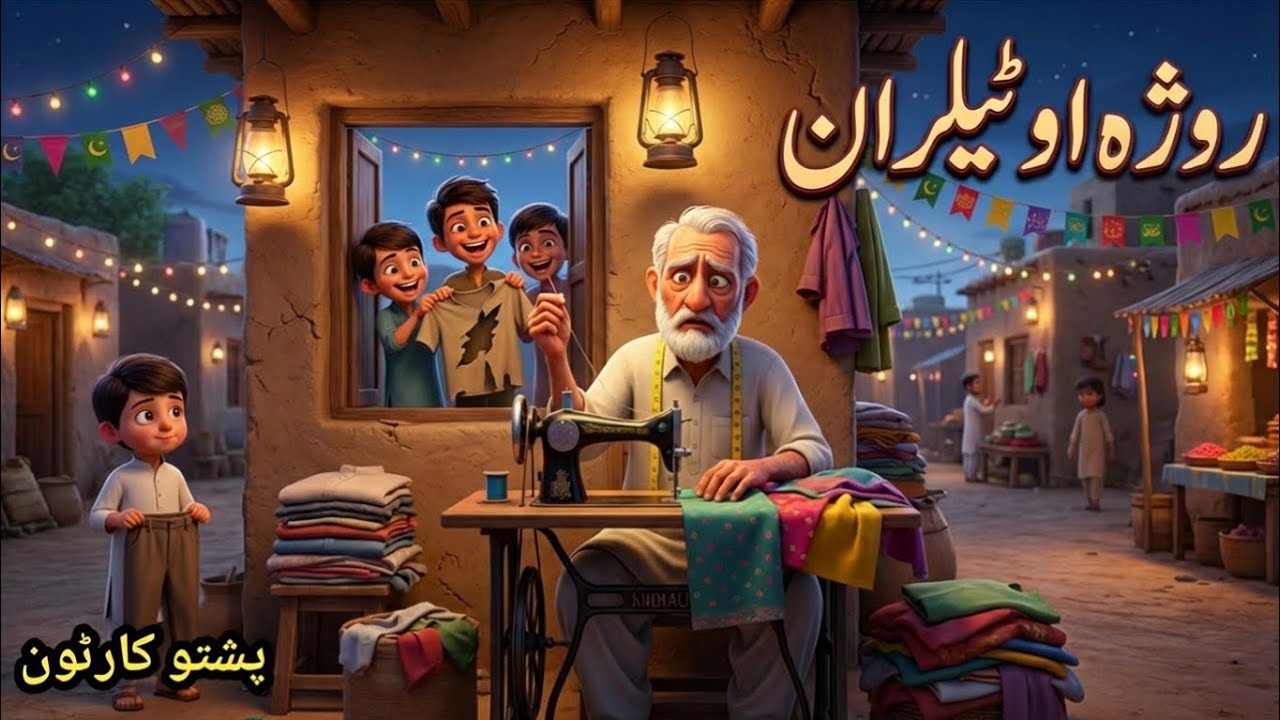 Fasting And The Tailor || روژه او ٹیلران || pashto cartoon story