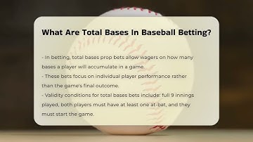 What Are Total Bases In Baseball Betting? - The Baseball Xpert