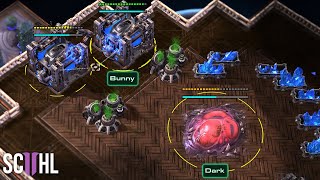 Bunny's Insane Bunker Rush - Starcraft 2: Bunny vs. Dark