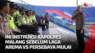 TERUNGKAP! Instruksi Kapolres Malang 5 Jam Sebelum Laga Arema VS Persebaya Digelar | tvOne Minute