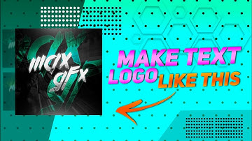 How to Make Custom Text Logos On Android | Gaming Logo Tutorial | Text Logo Ps Touch