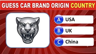Guess the country by their car brand | Guess famous car brand origin country screenshot 3