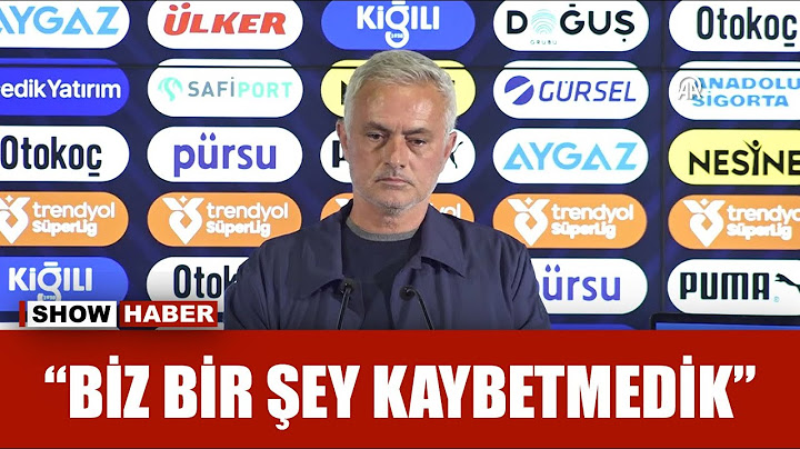 Jose Mourinho: Dünyada herkes Türkiye'de nasıl bir lig olduğunu biliyor | Fenerbahçe 2-1 Eyüpspor