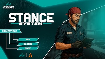 🔥 FiveM Script Mechanic Stance System [ QBCore / ESX ] [2025] 🔥