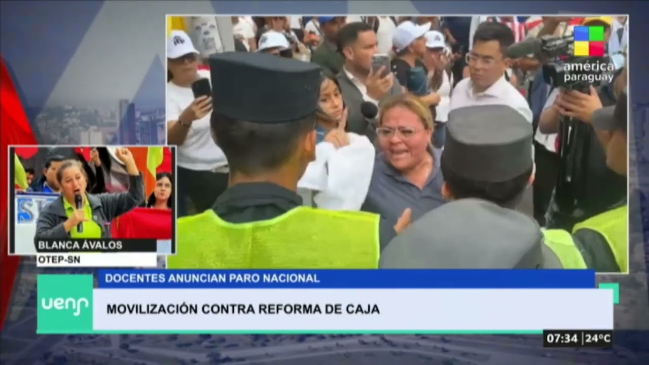 📚 Docentes anuncian paro nacional