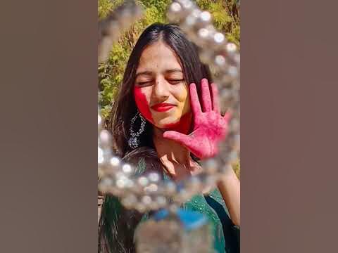 holi selfie