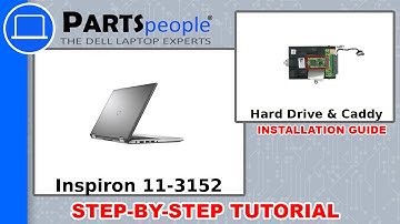 Dell Inspiron 11-3152 (P20T003) Hard Drive & Caddy How-To Video Tutorial