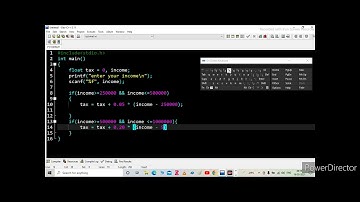 C Program Example with Salary Tax and Totalsalary