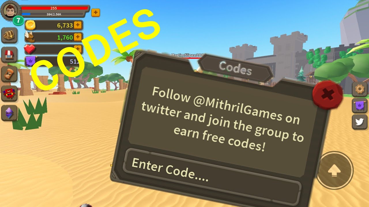 CODES Giant Simulator (Roblox) desculpem eu esquecime de dizer este