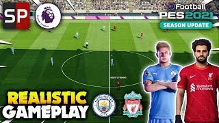 PES 2021 | Smoke Patch V4.5 Realistic Gameplay | Premier League (Man City vs Liverpool) | FHD60Fps