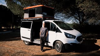 CAMPERIZAR FURGONETA con TIENDA de TECHO y TOLDO