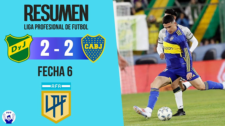 DEFENSA Y JUSTICIA  2 - 2  BOCA JUNIORS (Liga Profesional de Futbol) Fecha 6
