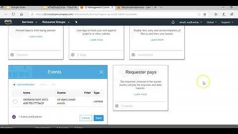 Series 1 - 7 : File upload process - Adding a file upload trigger to AWS s3 bucket