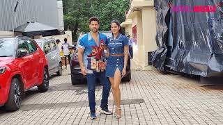 Prime Video’s Bawaal Actors Varun Dhawan and Janhvi Kapoor spotted at PVR Dynamix Mall, Juhu