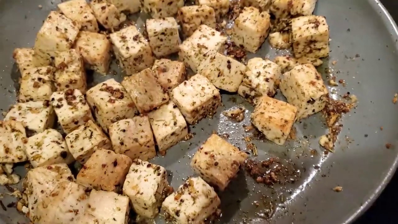 🌱 How To Prep Press Make and Cook Tofu Crispy Stir Fry At Home 🌱