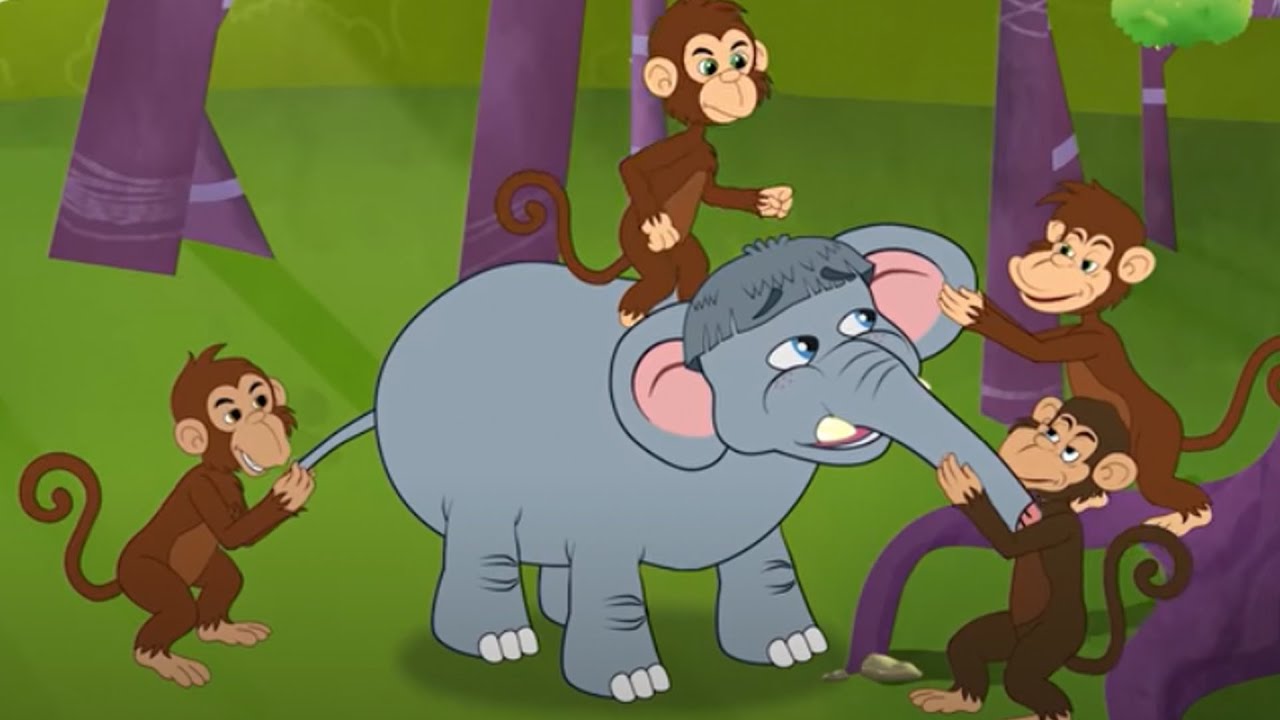Dimbo The Stubborn Baby Elephant Movie | Bedtime Stories for Kids in  English | Fairy Tales - YouTube