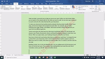 How to set Watermark  page color page borders in MS Word How to insert watermark color
