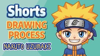 How to Draw Chibi Naruto Uzumaki Easy step by step #shorts