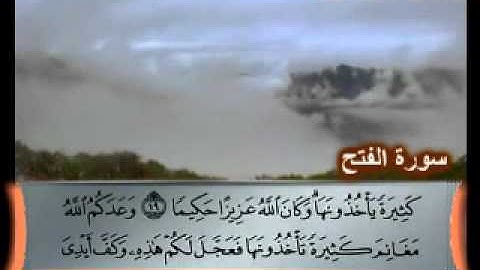 سورة الفتح.تلاوة حجازية للقارئ ابو بكر محمد برناوي
