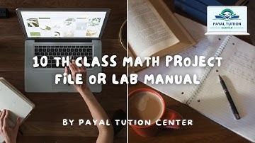 Class 10th Math Lab Manual with 6 different activities #payaltuitioncenter #maths