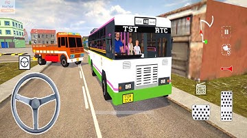 TSRTC Bus Driving Games for Android | Bharat Bus Simulator 3D Game | Indian Bus Game Download