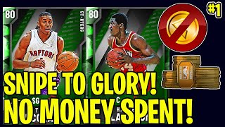 STARTING FROM SCRATCH! NO MONEY SPENT\/SNIPE TO GLORY EPISODE 1! (NBA 2K20)